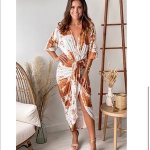 “Saved by the dress” Asymmetrical Ruched Dress